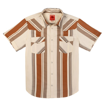 Sendero Provisions Co. The Wyatt Pearl Snap Short Sleeve Print Shirt