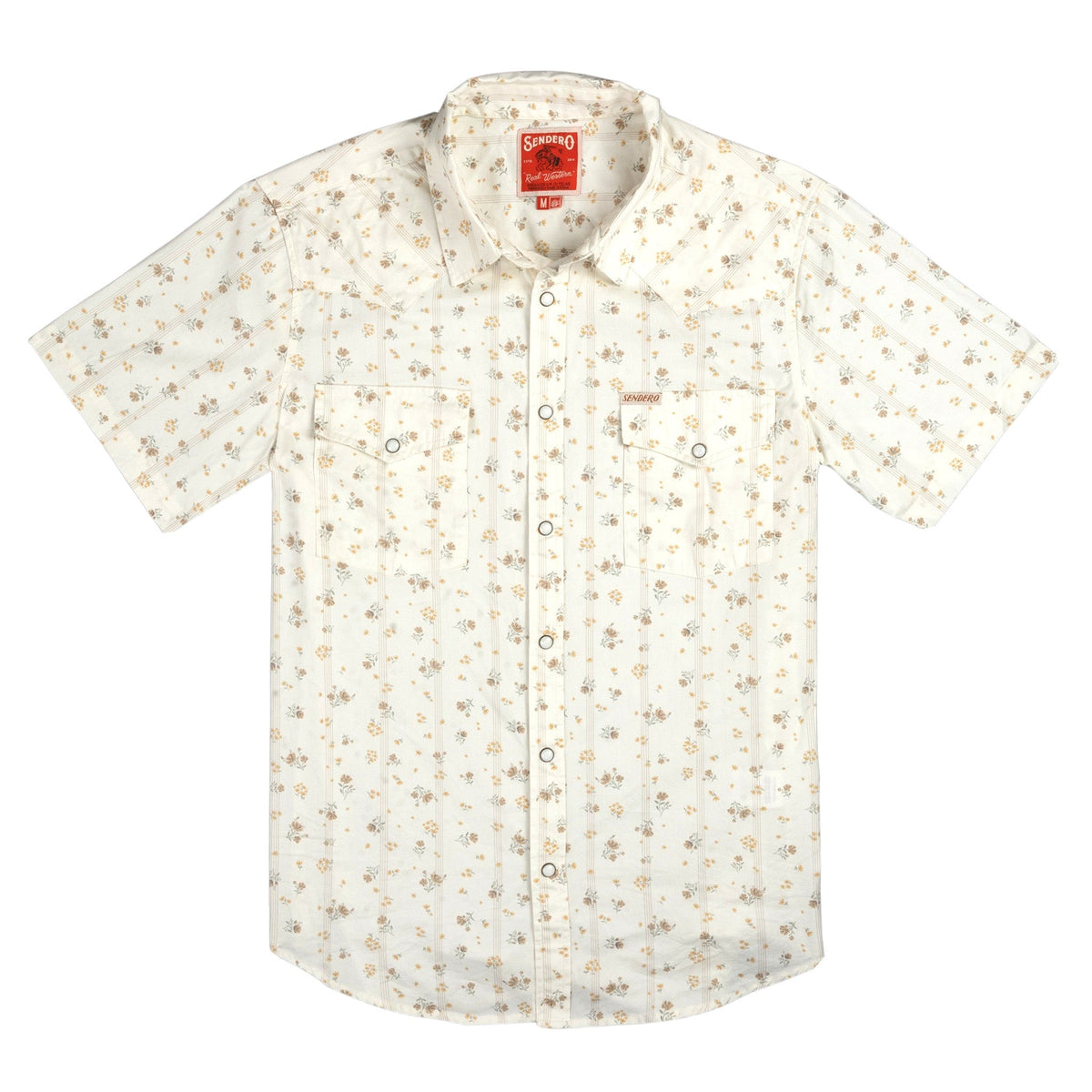 Sendero Provisions Co. The Wyatt Pearl Snap Short Sleeve Print Shirt