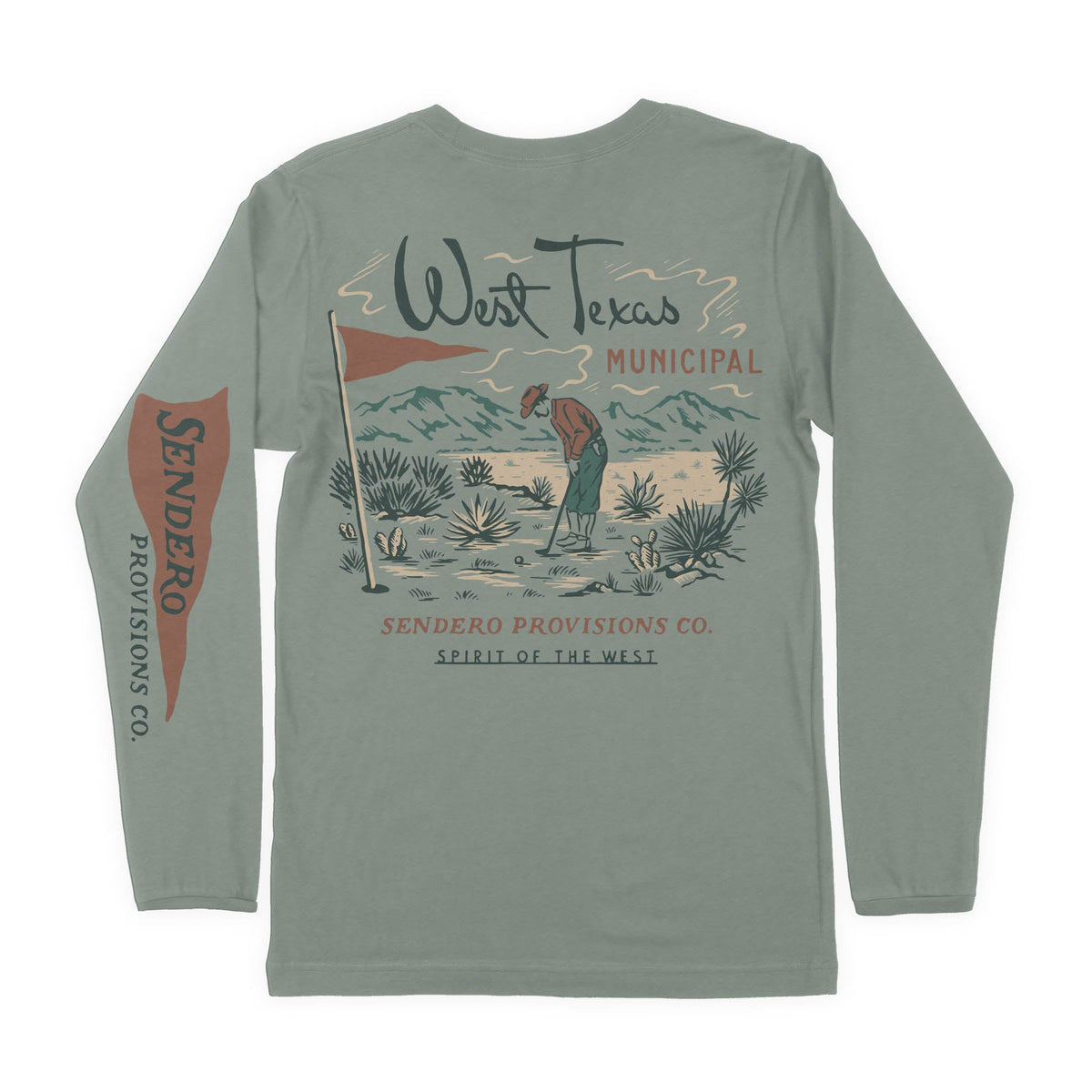Sendero Provisions Co. West Texas Municipal Long Sleeve T-Shirt