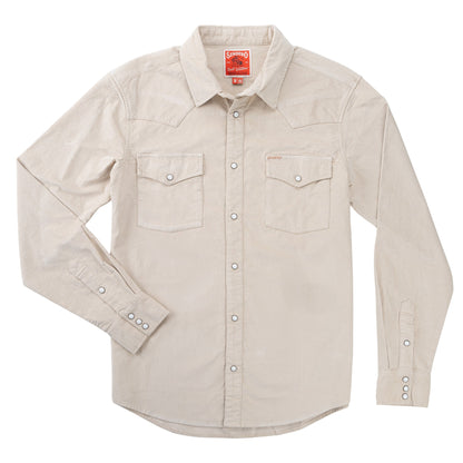 Sendero Provisions Co. The Wyatt Pearl Snap Long Sleeve Corduroy Shirt