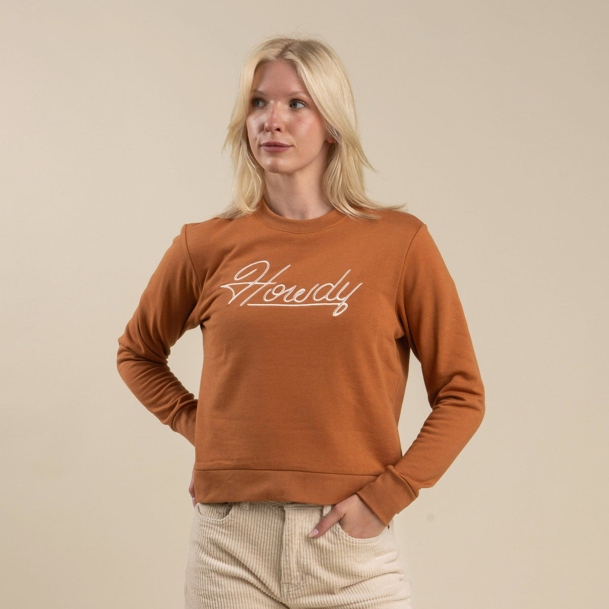 Sendero Provisions Co. Howdy Drop Shoulder Sweatshirt